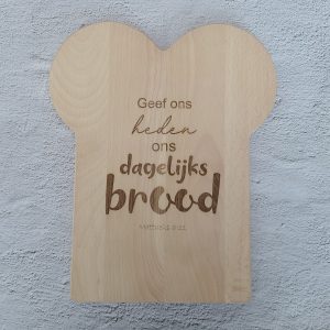 Broodplank Geef ons heden