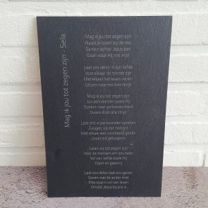 Songtekst leisteen - Mag ik jou tot zegen zijn