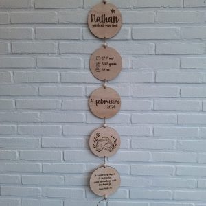 Geboorteslinger 5 cirkels