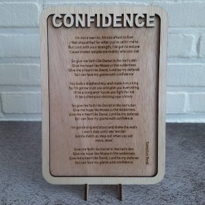 Songtekst hout - Confidence