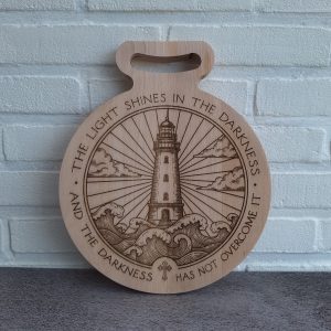 Plank afbeelding vuurtoren