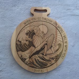 Plank afbeelding walvis